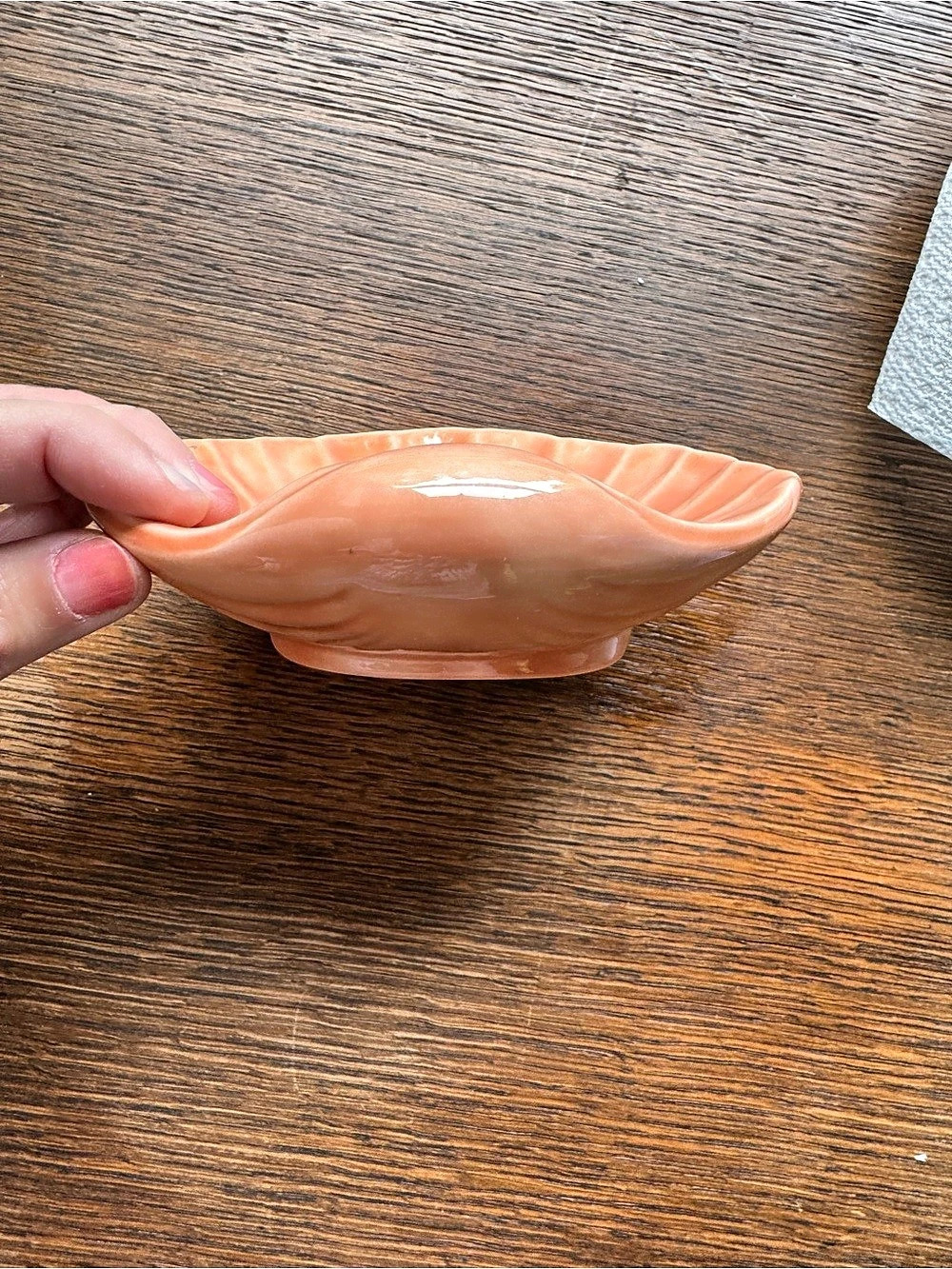 Vtg ceramic Shell dish - Picture 2 of 3
